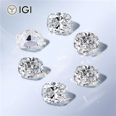 Cushion Cut Lab Grown Diamond con certificado IGI